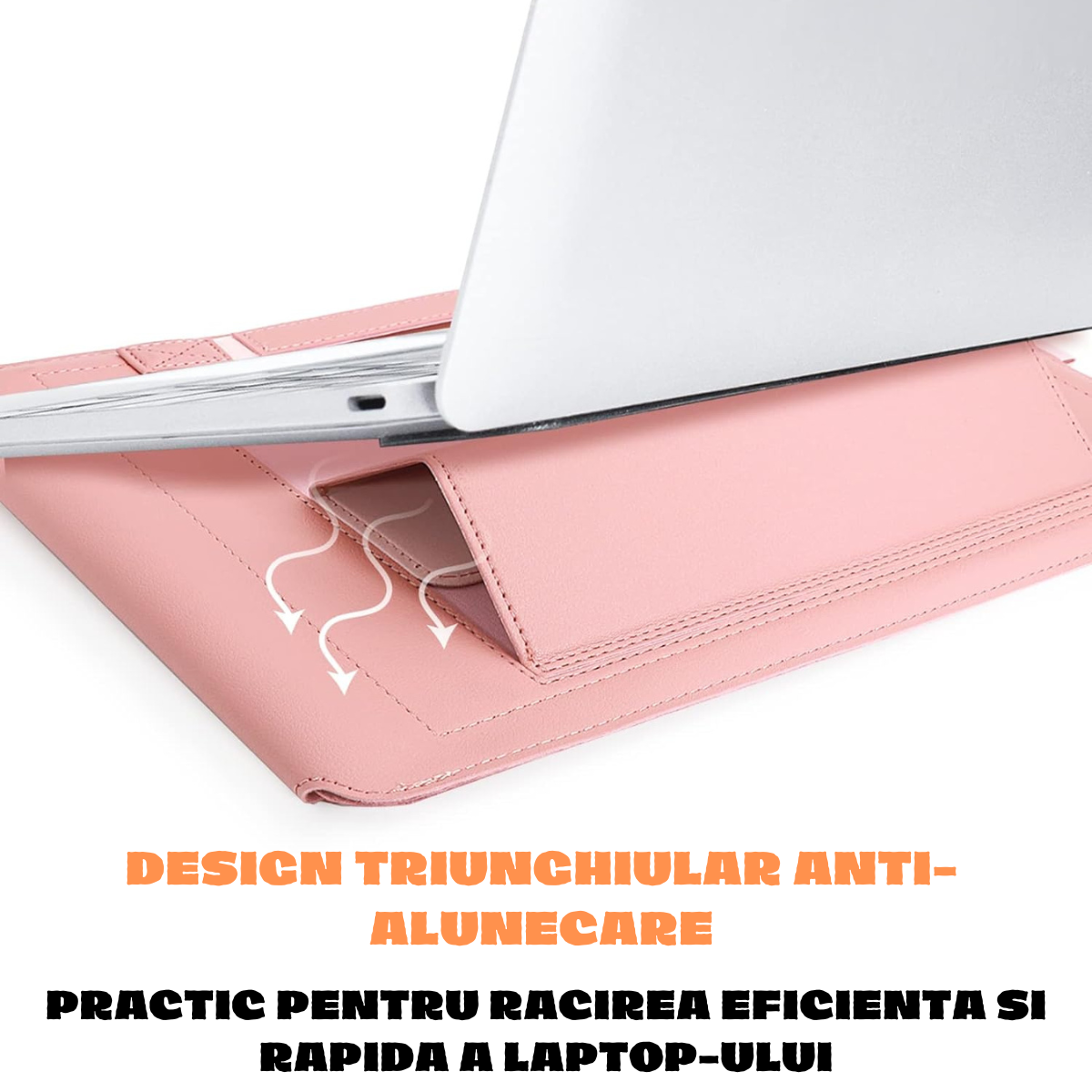 Husa Laptop 13-14 inch, compatibila cu MacBook Air, MacBook Pro, 25 x 35 cm