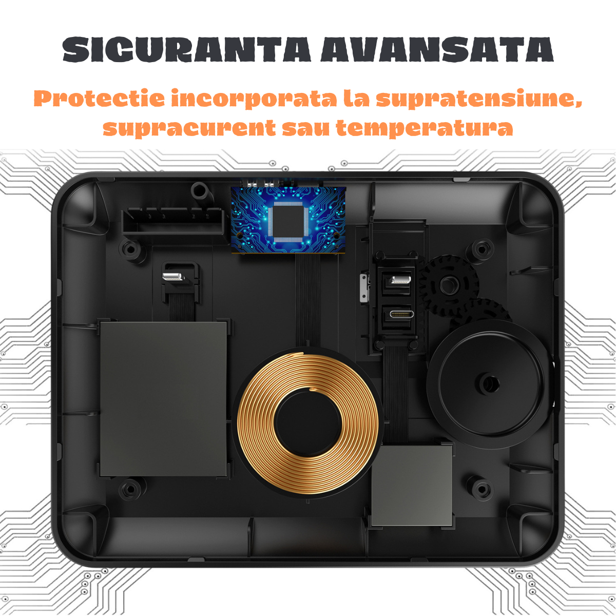 Incarcator Wireless 4 in 1 pentru Telefon Apple, Airpods, Apple Watch, Incarcare Rapida 15 W, Fast Charge