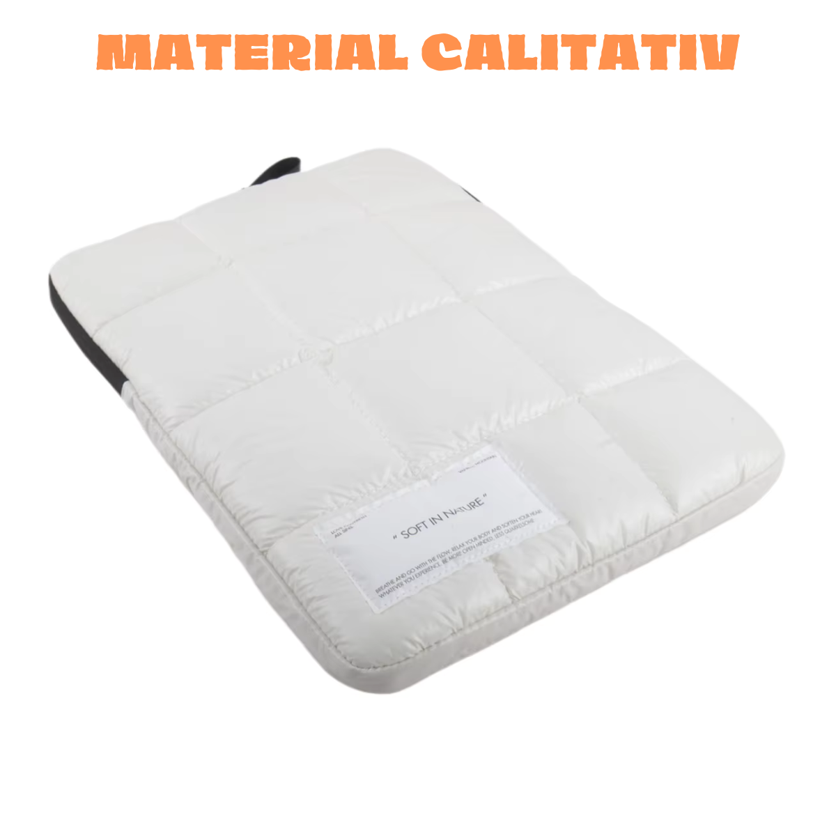 Husa Laptop 13-14 inch, compatibila cu MacBook Air, MacBook Pro, Material Pufos, 25 x 35 cm
