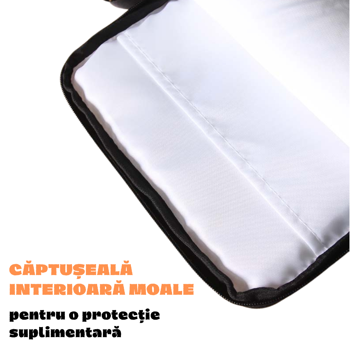 Husa Laptop 13-14 inch, compatibila cu MacBook Air, MacBook Pro, Material Pufos, 25 x 35 cm