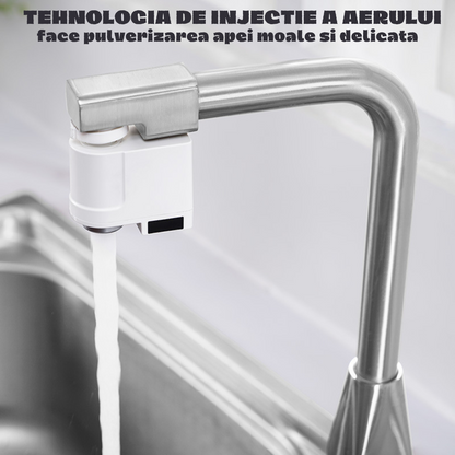 Robinet Electric pentru Bucatarie/Baie, Senzor Inteligent, IPX6, Hands-Free, Water Saver